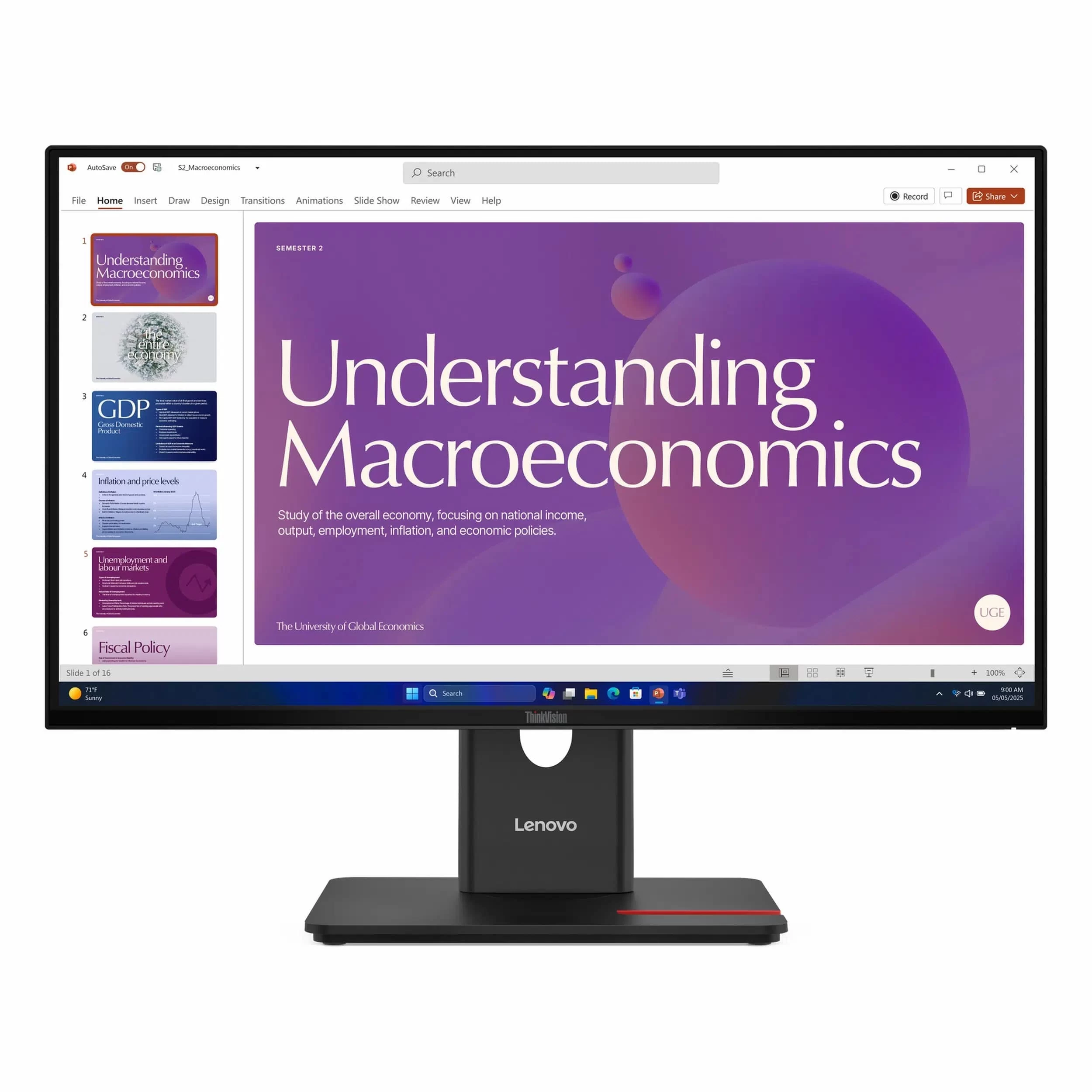 Lenovo ThinkVision T24D-40 64B9GAT1TK 23,8" 4 ms 120 Hz