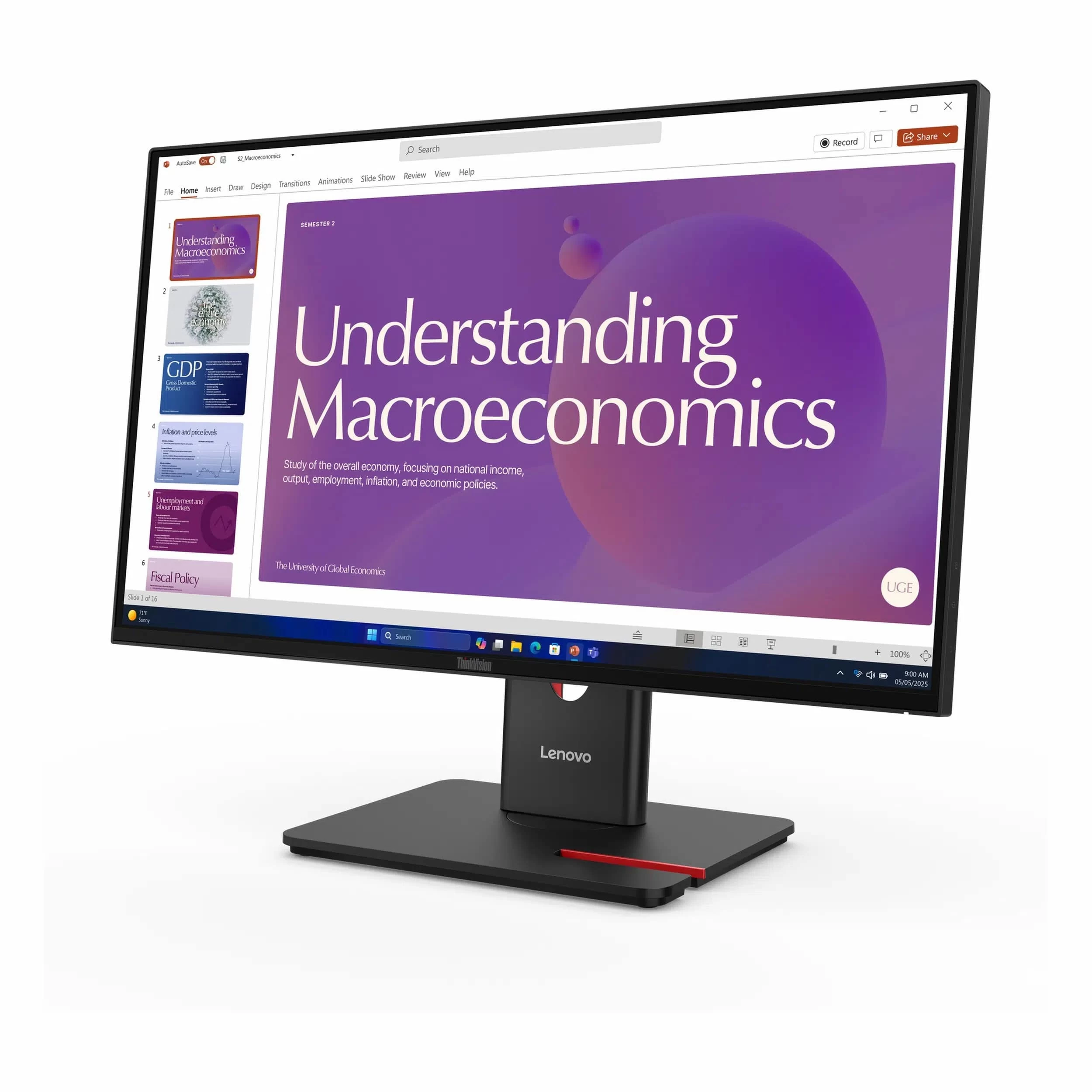 Lenovo ThinkVision T24D-40 64B9GAT1TK 23,8" 4 ms 120 Hz