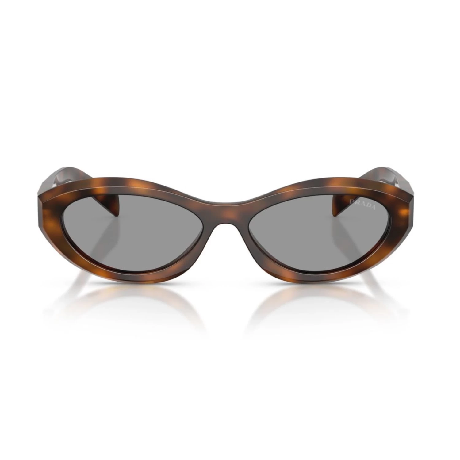 Prada Pr 26Zs 20D50Q 55 Kadın Oval Kırçıllı Kahverengi Kemik Güneş