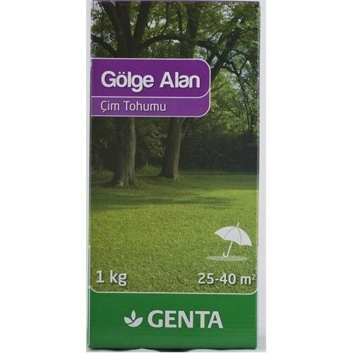 Genta 1kg Gölge Alan Çim Tohumu