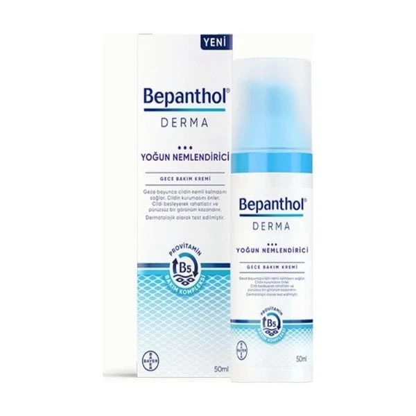 Bepanthol Derma Yoğun Nemlendirici Gece Bakım Kremi 50 Ml