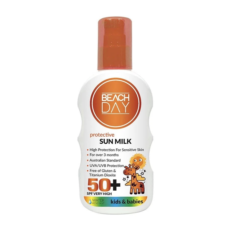 Beach Day sun Milk 50+ Kids And Babies Spray 150 Ml