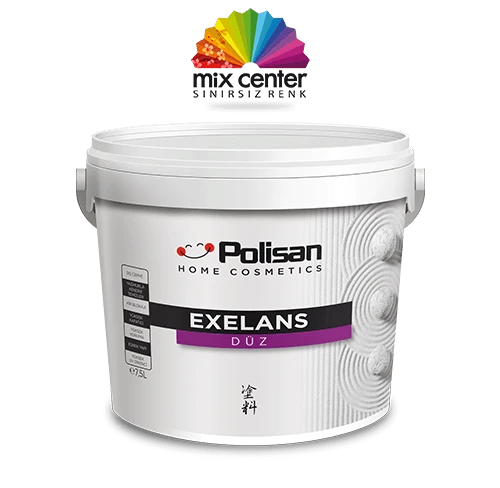 7,5 Lt Polisan Exelans Düz Dış Cephe Boyası Beyaz