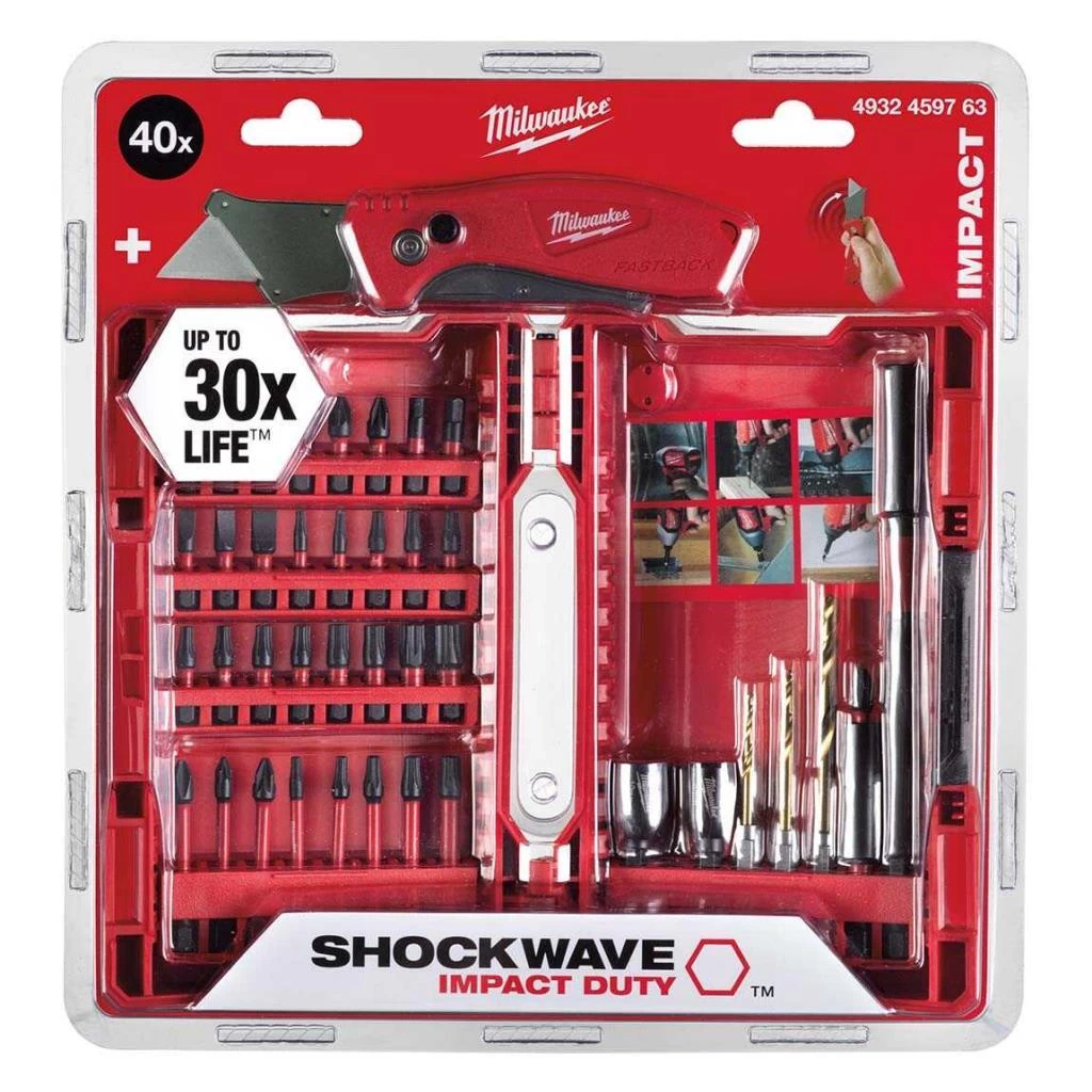 Milwaukee 40 Parça Bits Uç Seti