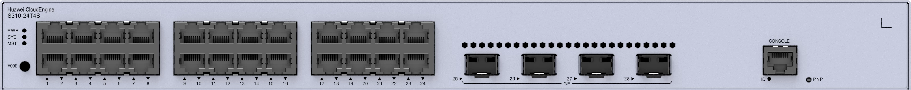 Huawei Ekit Cloudengine S310-24t4s 28port 56gbit/s YÖnetİlemez Switch