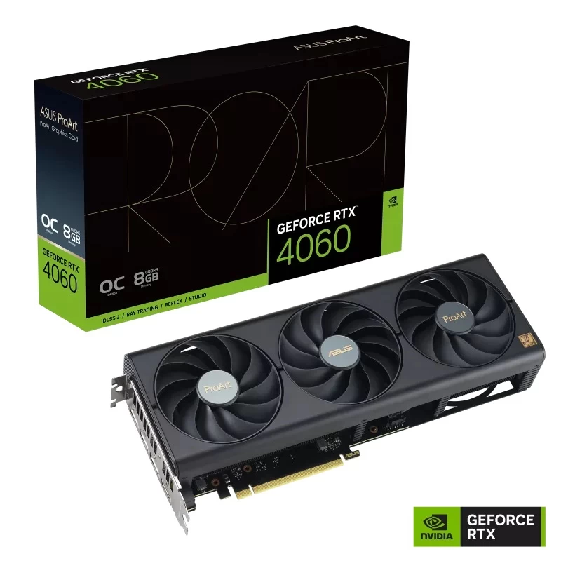 Asus Proart-rtx4060-o8g 8gb Gddr6 Hdmi Dp 128bİt