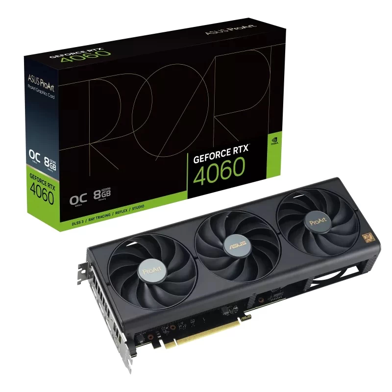 Asus Proart-rtx4060-o8g 8gb Gddr6 Hdmi Dp 128bİt