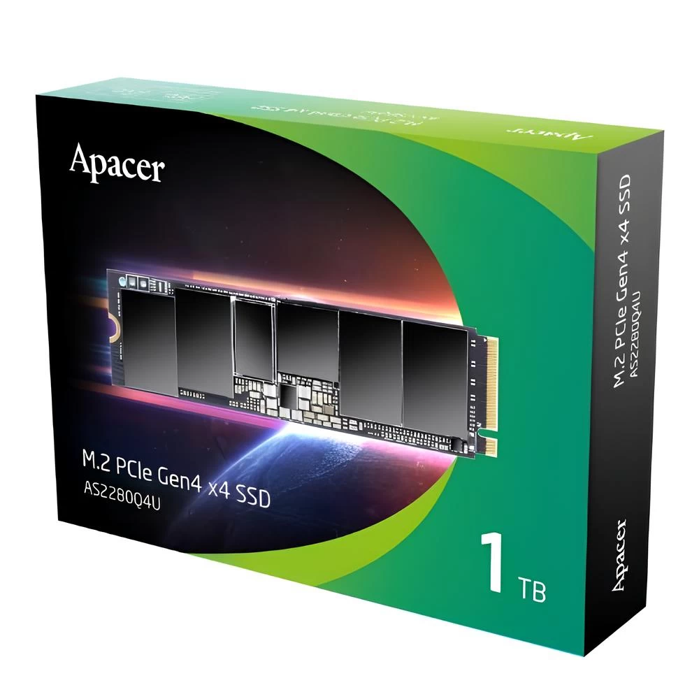 Apacer As2280p4x-1 1tb 7300/6000mb/s M.2 Pcie Gen4x4 Ssd (ap1tbas2280q4u-1)