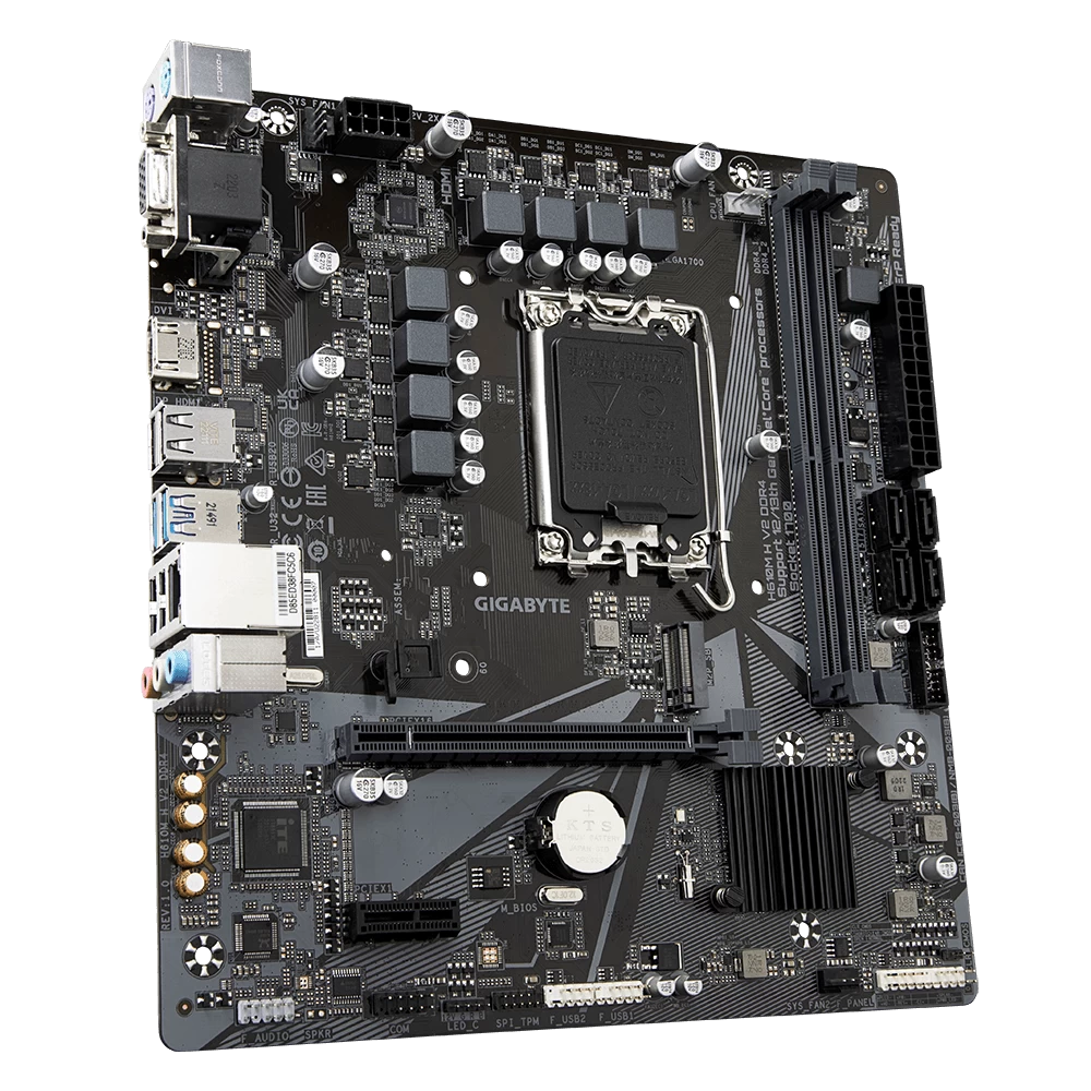 Gigabyte H610m H V2 3200mhz(oc) M.2 Matx 1700p
