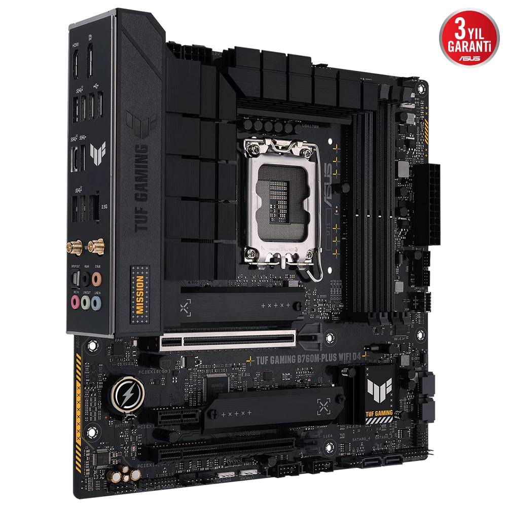 Asus Tuf Gaming B760m-plus Wifi D4 5333mhz(oc) M.2 Wifi Matx 1700p