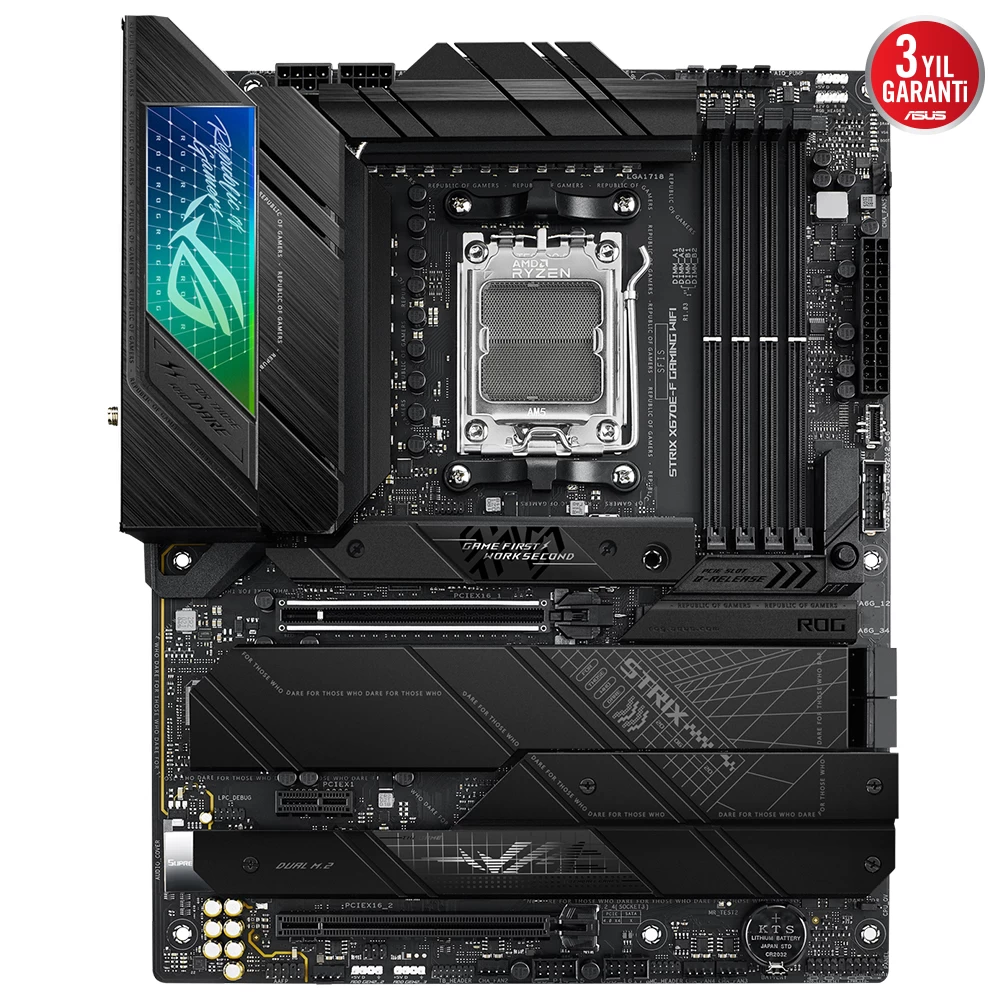 Asus Rog Strix X670e-f Gaming Wifi Ddr5 6400+mhz(oc)  Hdmi Dp M.2 Am5
