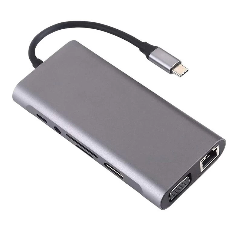 Codegen Cdg-cnv49 Usb 3.0 /hdmi /vga /type-c /rj45 Hub