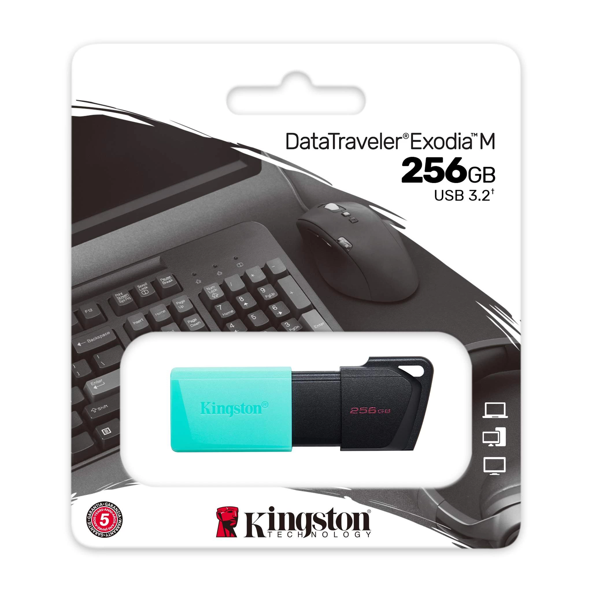 256gb Usb3.2 Dtxm/256gb Exodia M Kingston