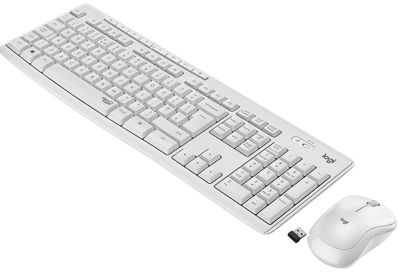 Logitech Mk295 Kablosuz Set Sessİz Usb Beyaz 920-010089
