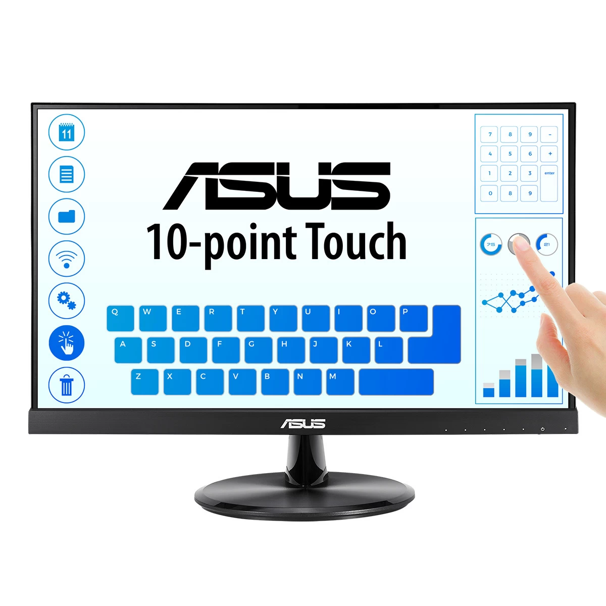21.5 Asus Vt229h Fhd Ips 5ms Dokunmatİk Hdmi Vga