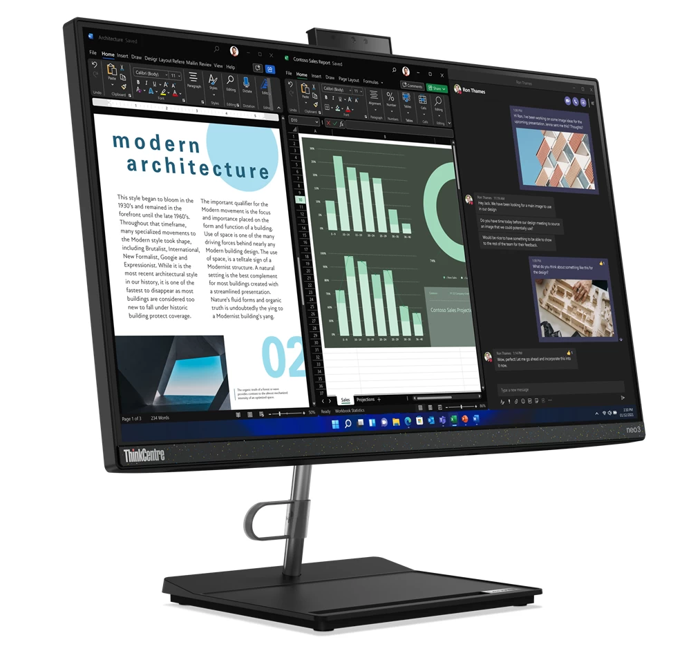 Lenovo Thinkcentre Neo 30a 12ce0086tx Aio I5-12450h 8gb 256gb Ssd 23.8" Fdos All In One Bilgisayar