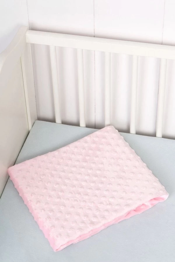 Sema Baby Fluffy Battaniye (kabartma Desenli) - Pembe
