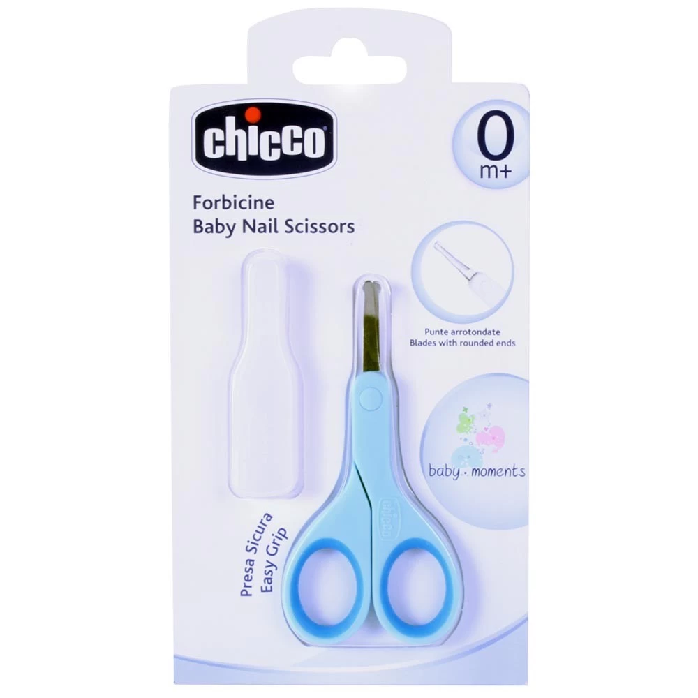 Chicco Kapaklı Tırnak Makası - Mavi