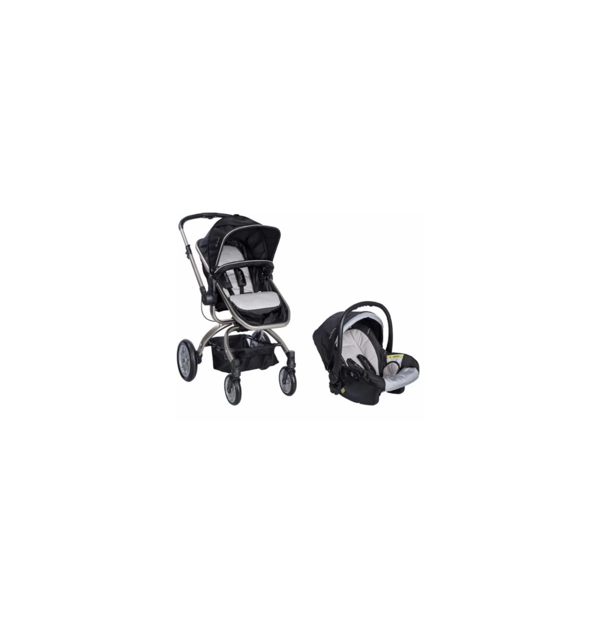 Pierre Cardin Pc405 Twist Travel Sistem Bebek Arabası - Siyah