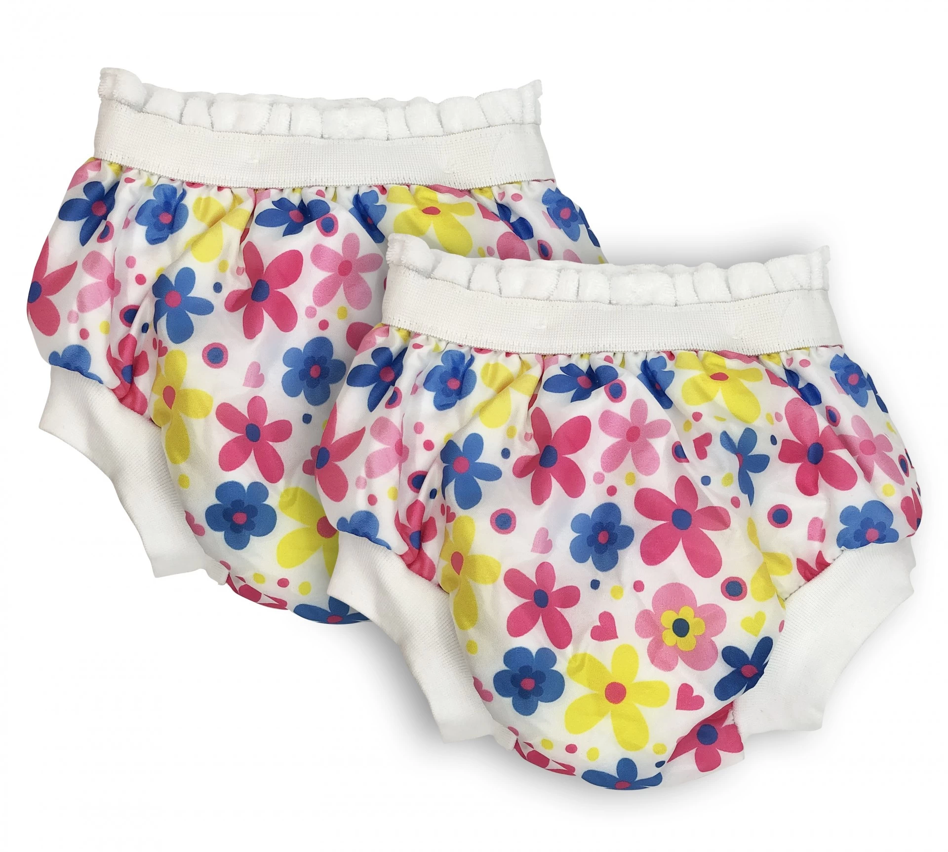 Sema Baby 2'li  Desenli Lüks Alıştırma Külodu No.2 15-20 Kg - Flowers