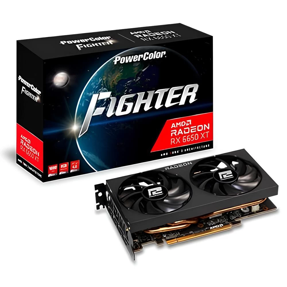 Powercolor Fighter Axrx 6650xt 8gbd6-3dh 8gb Gddr6 128bit