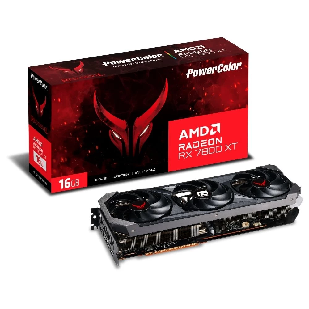 Powercolor Red Devil Rx7800xt 16g-e/oc 16gb Gddr6 256bit