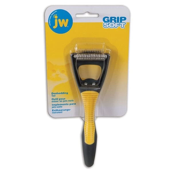 Jw Gripsoft Yumuşak Kavramalı Metal Tırmık Kedi Alt Kürk Tüy Tarağı Medium