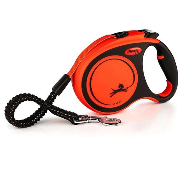 Flexi Xtreme Şerit Otomatik Köpek Gezdirme Tasması Kırmızı/siyah Xsmall 3 Mt