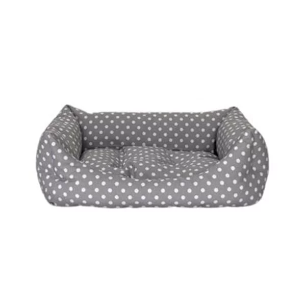 Pet Comfort Uniform Kedi Ve Köpek Yatağı Puantiyeli Bej Xsmall 40x50 Cm