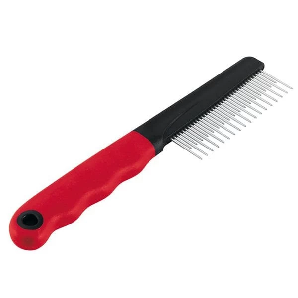 Ferplast Gro 5866 Çift Taraflı Krom Dişli Köpek Ve Kedi Tüy Tarağı 20.2x1.6x4.2 Cm