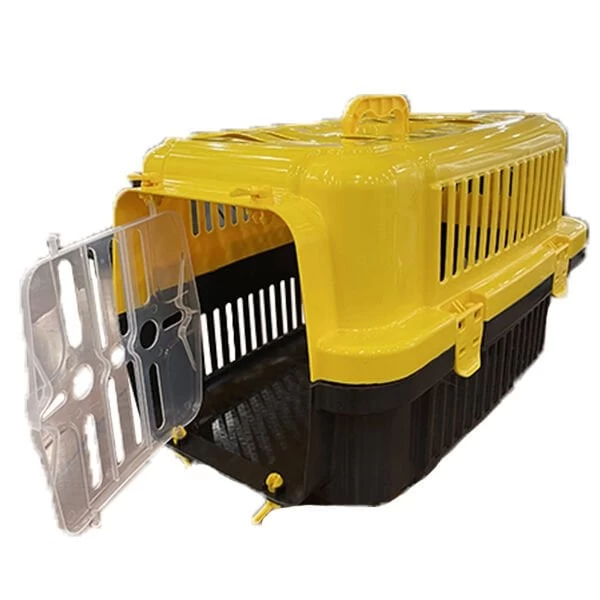 Petzz Dayanıklı Küçük Irk Köpek  Kedi Taşıma Çantası Sarı 33x50x30 Cm