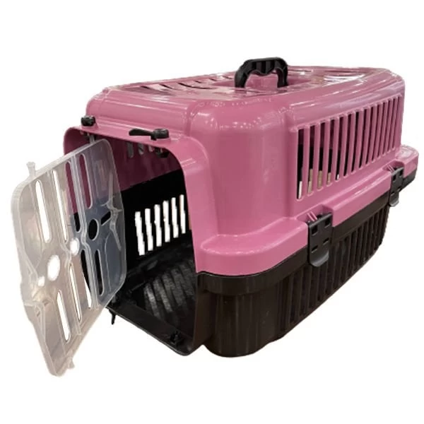 Petzz Dayanıklı Küçük Irk Köpek  Kedi Taşıma Çantası Pembe 33x50x30 Cm