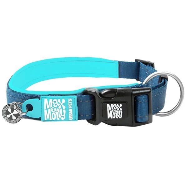Max  Molly Smart Id Matrix Köpek Boyun Tasması Sky Blue Xsmall 1x22-35 Cm