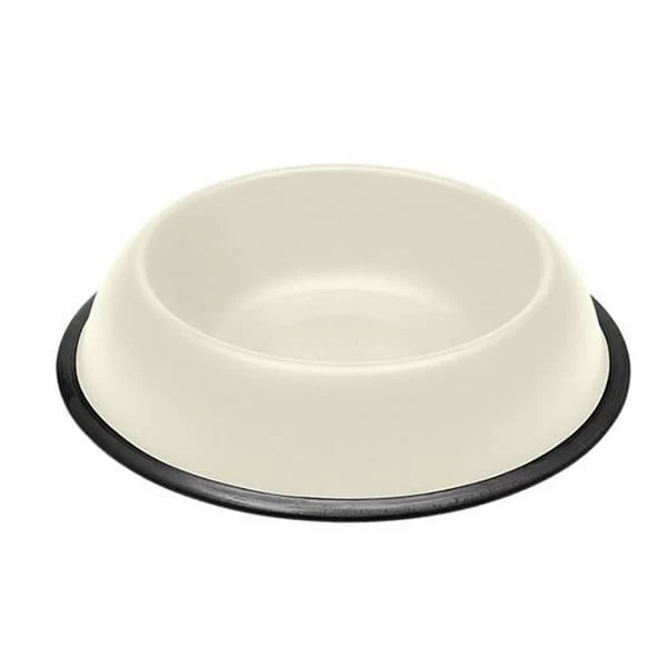 Ferplast Mıra Kc 72 Kaymaz Tabanlı Plastik Köpek Mama Ve Su Kabı Beyaz 500 Ml