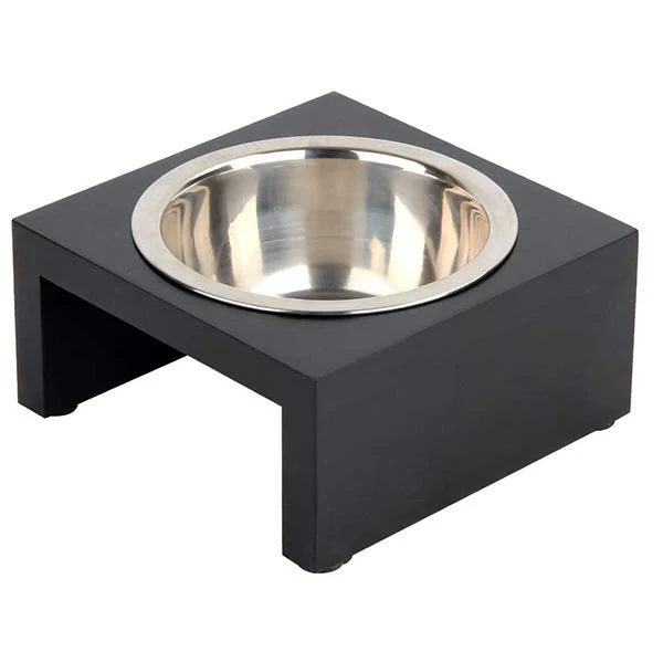 Pawise Ahşap Standlı Ayaklı Kedi Ve Köpek Mama Kabı 750 Ml