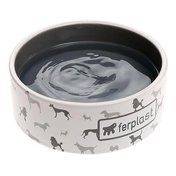 Ferplast Juno Seramik Mama Ve Su Kabı Medium 0.7 Lt 16.3x6.1 Cm