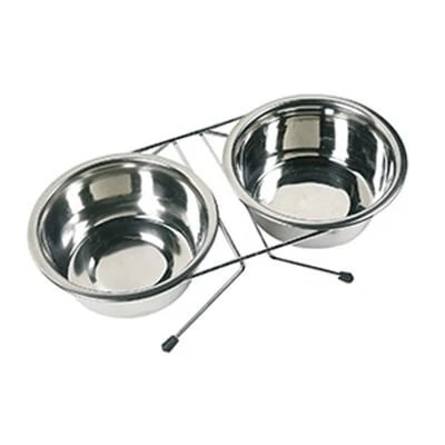 Flamingo Duo Dinner Kedi Ve Köpek Mama Kabı 2 Adet 25 Cm