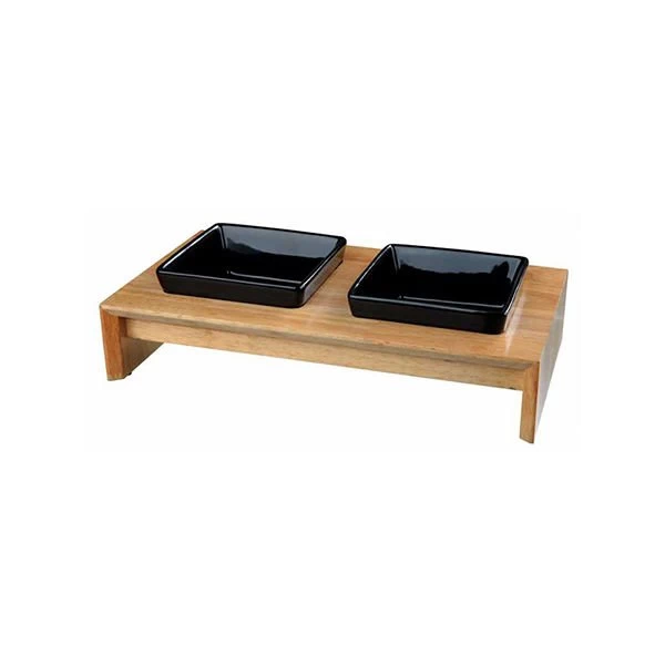 Trixie Kedi Ve Köpek Mama Su Kabı Seti 2x0.2 Lt 28x5x15 Cm