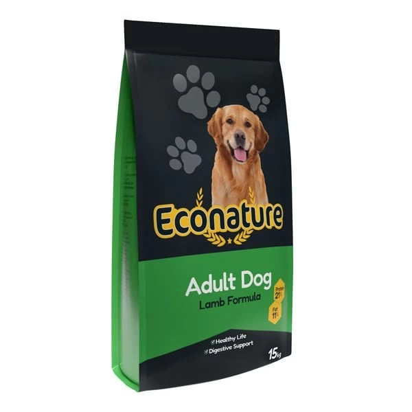 Econature Kuzu Etli Yetişkin Köpek Maması 15 Kg