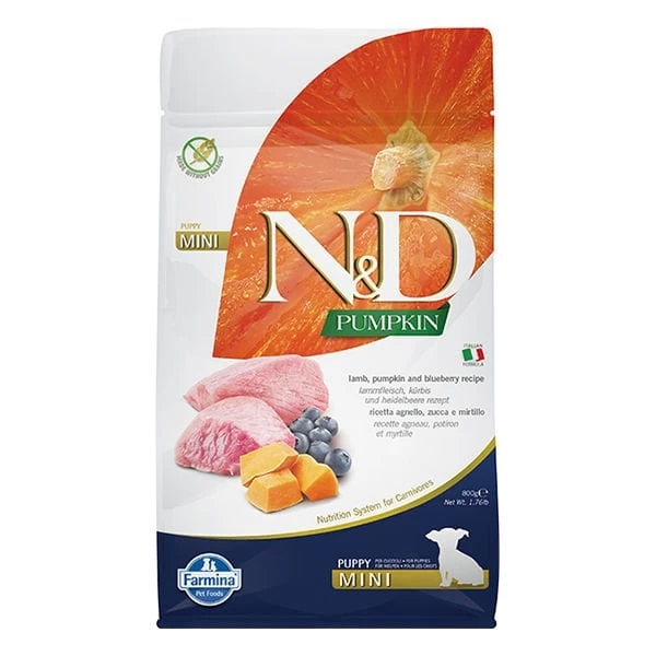 Nd Pumpkin Balkabaklı Kuzu Etli Küçük Irk Yavru Köpek Maması 800 Gr