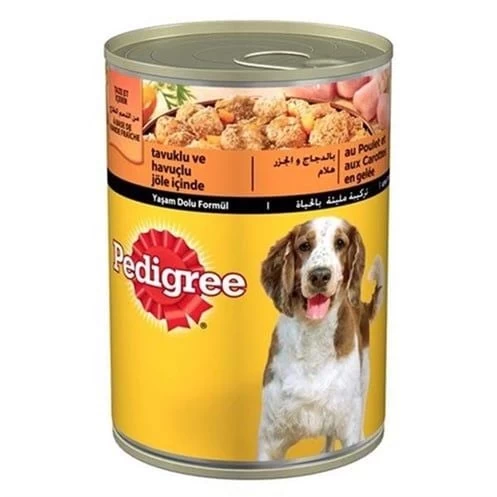 Pedigree Tavuklu Ve Havuçlu Yetişkin Konserve Köpek Maması 400 Gr