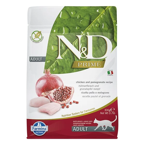 Nd Prime Tavuk Ve Narlı Yetişkin Kedi Maması 300 Gr