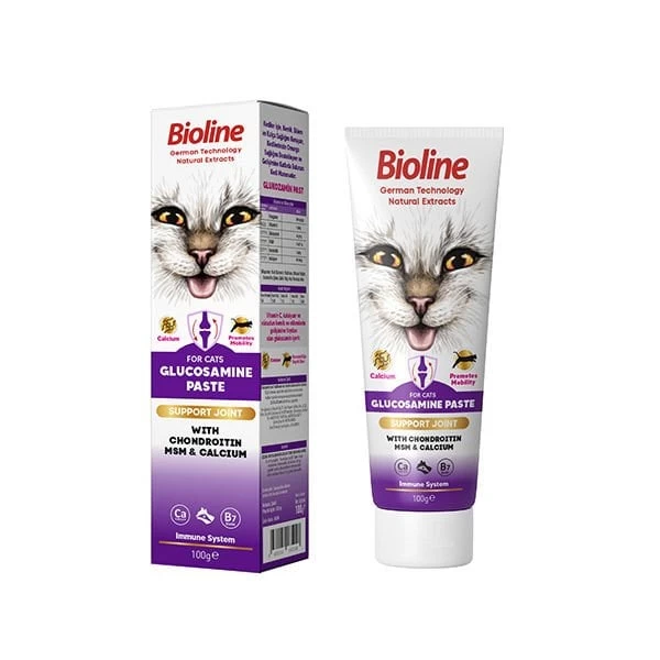 Bioline Eklem Sağlığı Için Glucosamine Paste Kedi Macunu 100 Gr