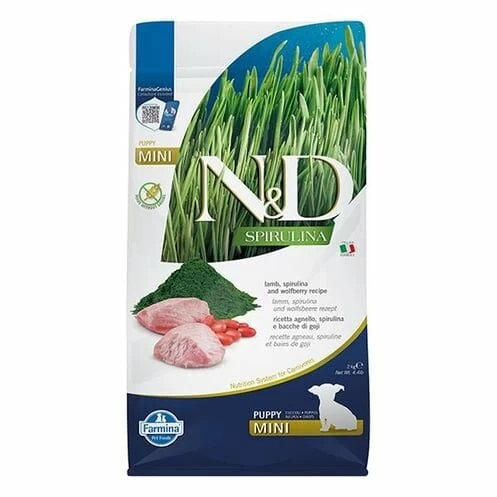 Nd Spirulina Kuzu Etli Küçük Irk Yavru Köpek Maması 2 Kg