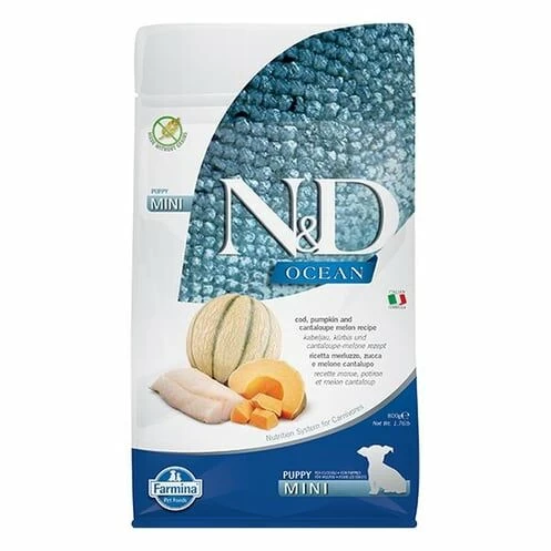 Nd Ocean Morina Balığı Balkabağı Ve Kavunlu Yavru Köpek Maması 800 Gr