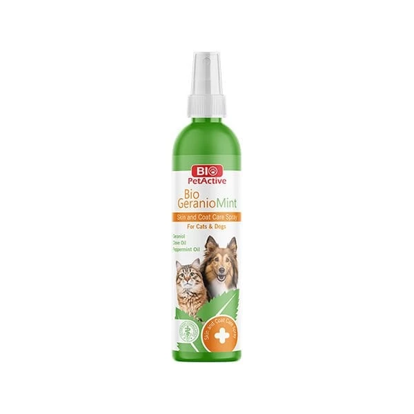 Bio Pet Active Geraniomint Kedi Ve Köpekler Için Tüy Bakım Spreyi 100 Ml