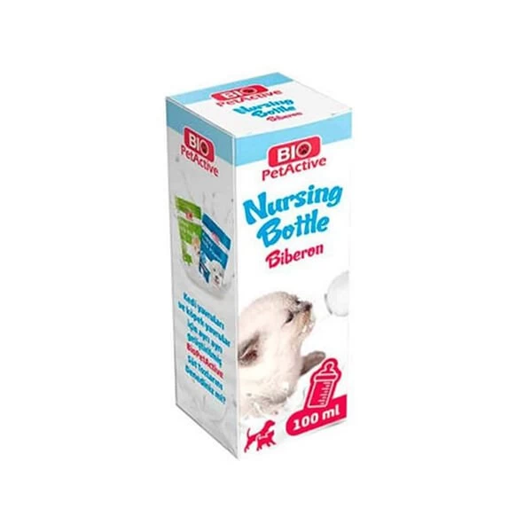 Bio Pet Active Nursing Bottle Yavru Kedi Ve Köpekler Için Biberon Seti 100 Ml