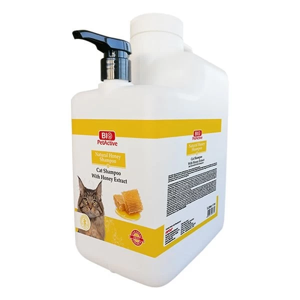 Bio Pet Active Natural Bal Ve Buğday Özlü Kedi Şampuanı 5 Lt