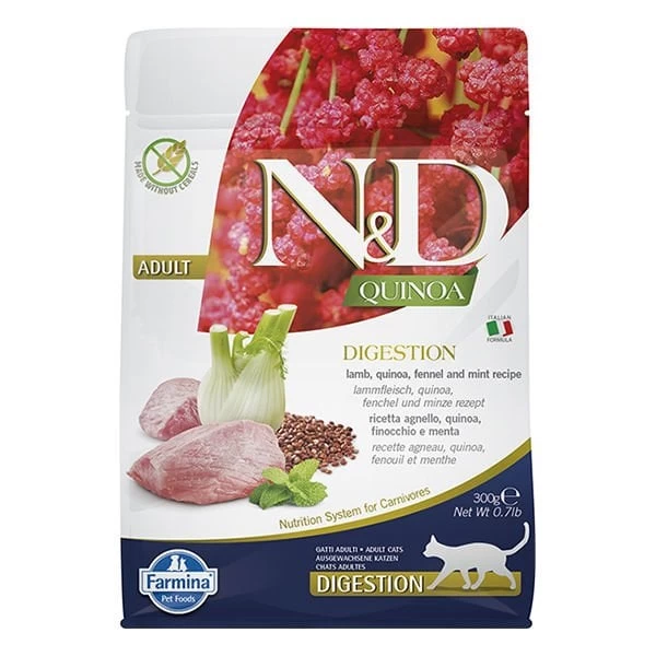 Nd Quinoa Digestion Kuzu Etli Yetişkin Kedi Maması 300 Gr