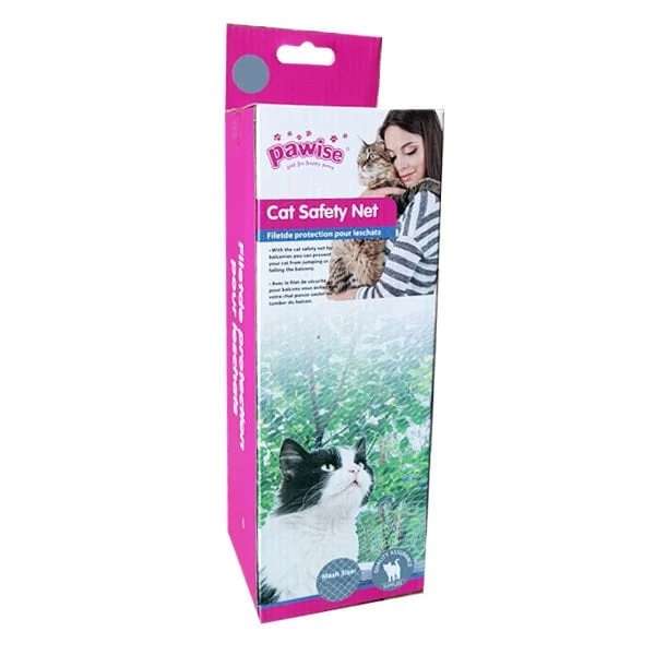Pawise Kedi Filesi Balkon Ve Pencere İçin Şeffaf 8x3 Mt
